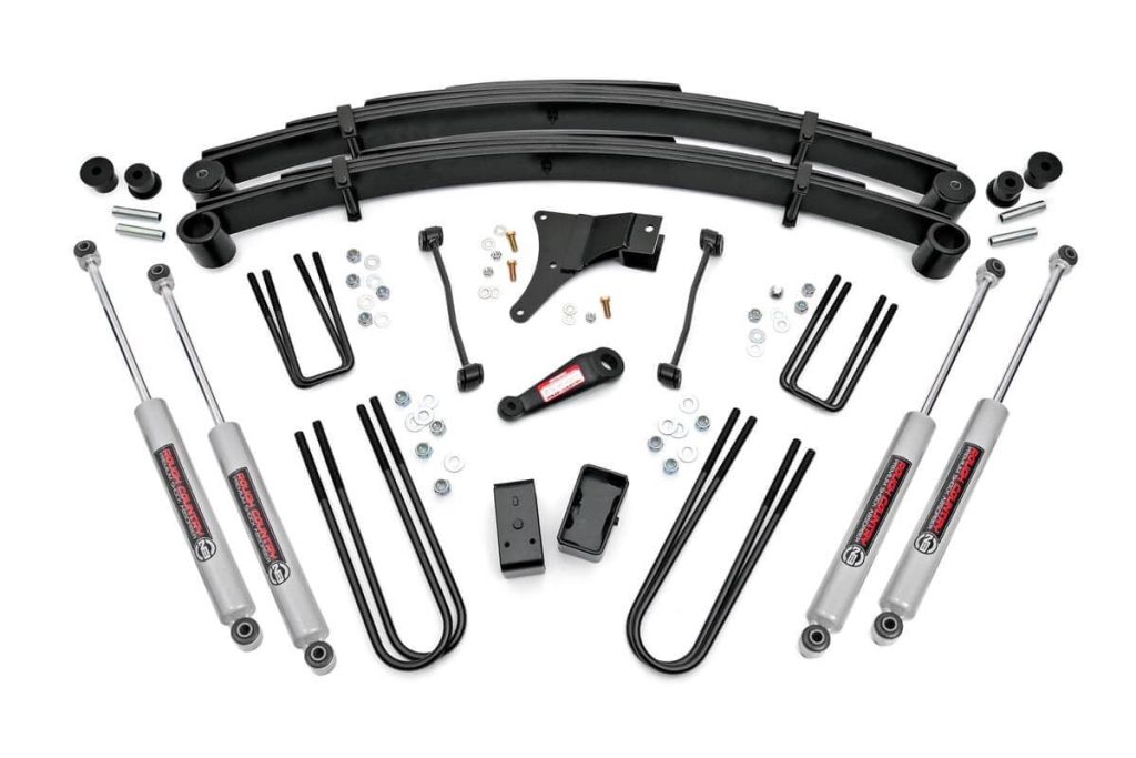 Rough Country 6 Inch Lift Kit Rear Blocks Ford F-250/F-350 Super Duty 4WD (1999)