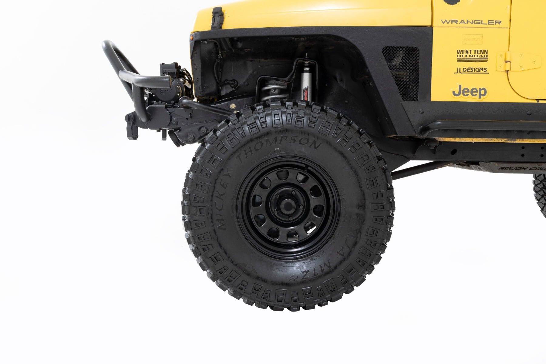 Rough Country Steel Wheel Black 17x9 6x5.5 4.25 Bore -12