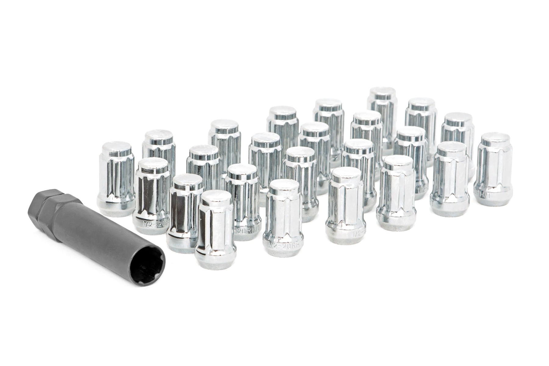 Rough Country M12 x 1.5 Lug Nut Set of 24 Chrome
