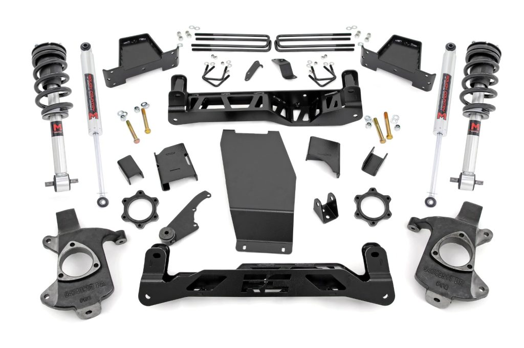 Rough Country 6 Inch Lift Kit Cast Steel M1 Struts/M1 Chevy/GMC 1500 (14-18 & Classic)
