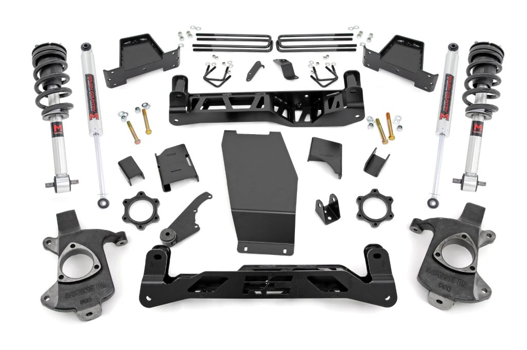 Rough Country 6 Inch Lift Kit Alu/Stamp Steel M1 Struts/M1 Chevy/GMC 1500 (14-18 & Classic)