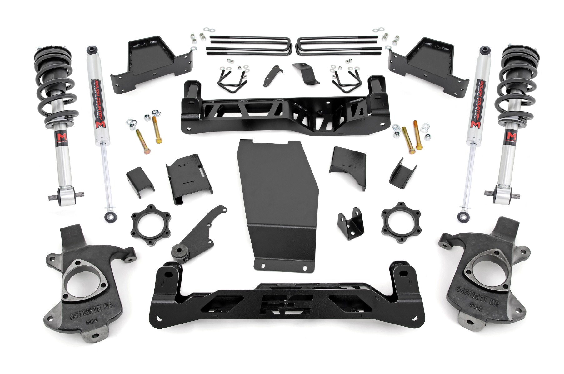Rough Country 6 Inch Lift Kit Alu/Stamp Steel M1 Struts/M1 Chevy/GMC 1500 (14-18 & Classic)
