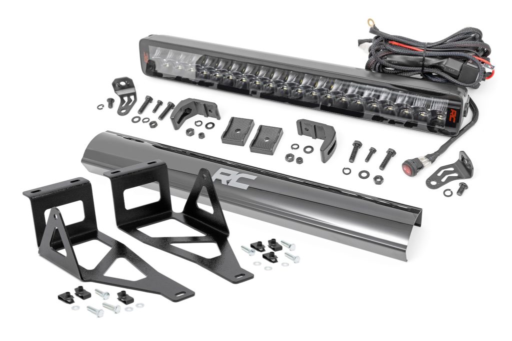 Rough Country LED Light Kit Bumper Mount 20″ Spectrum Dual Row Ford F-250/F-350 Super Duty (05-07)