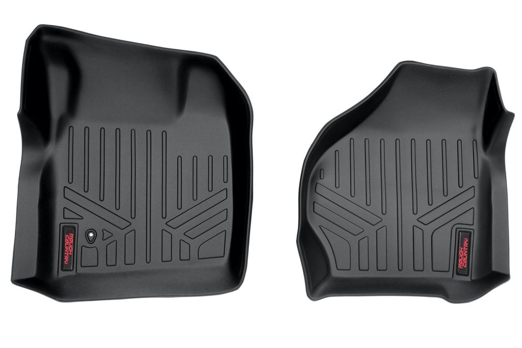 Rough Country Floor Mats Front Super/Crew Cab Ford F-250/F-350 Super Duty (99-07)