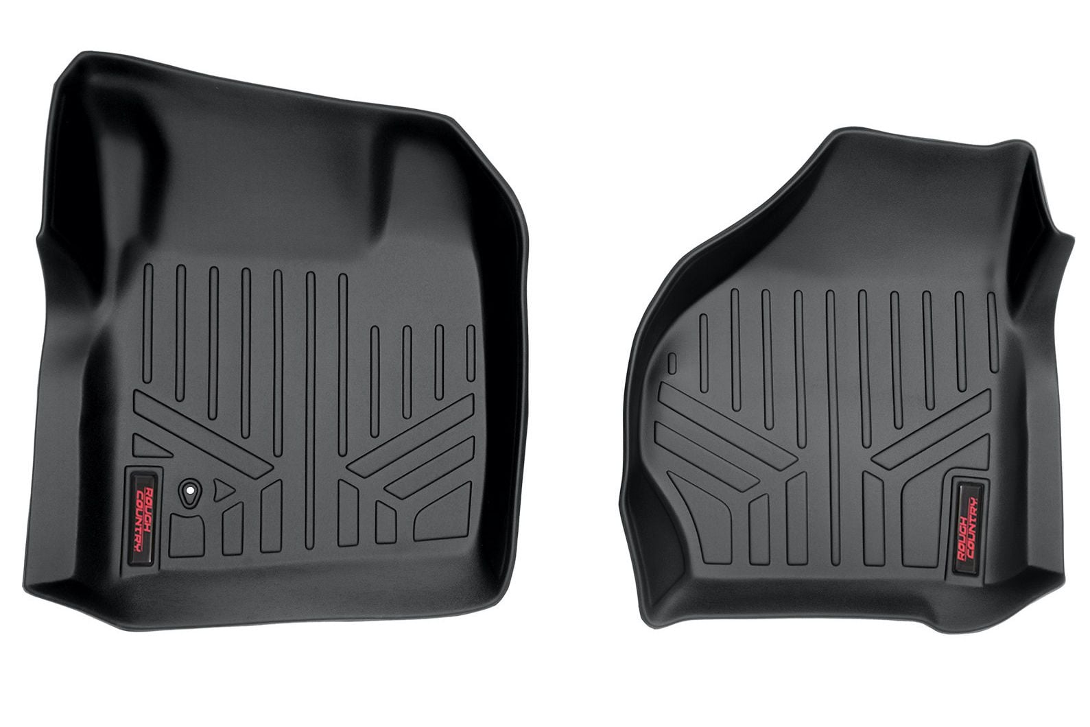 Rough Country Floor Mats Front Super/Crew Cab Ford F-250/F-350 Super Duty (99-07)