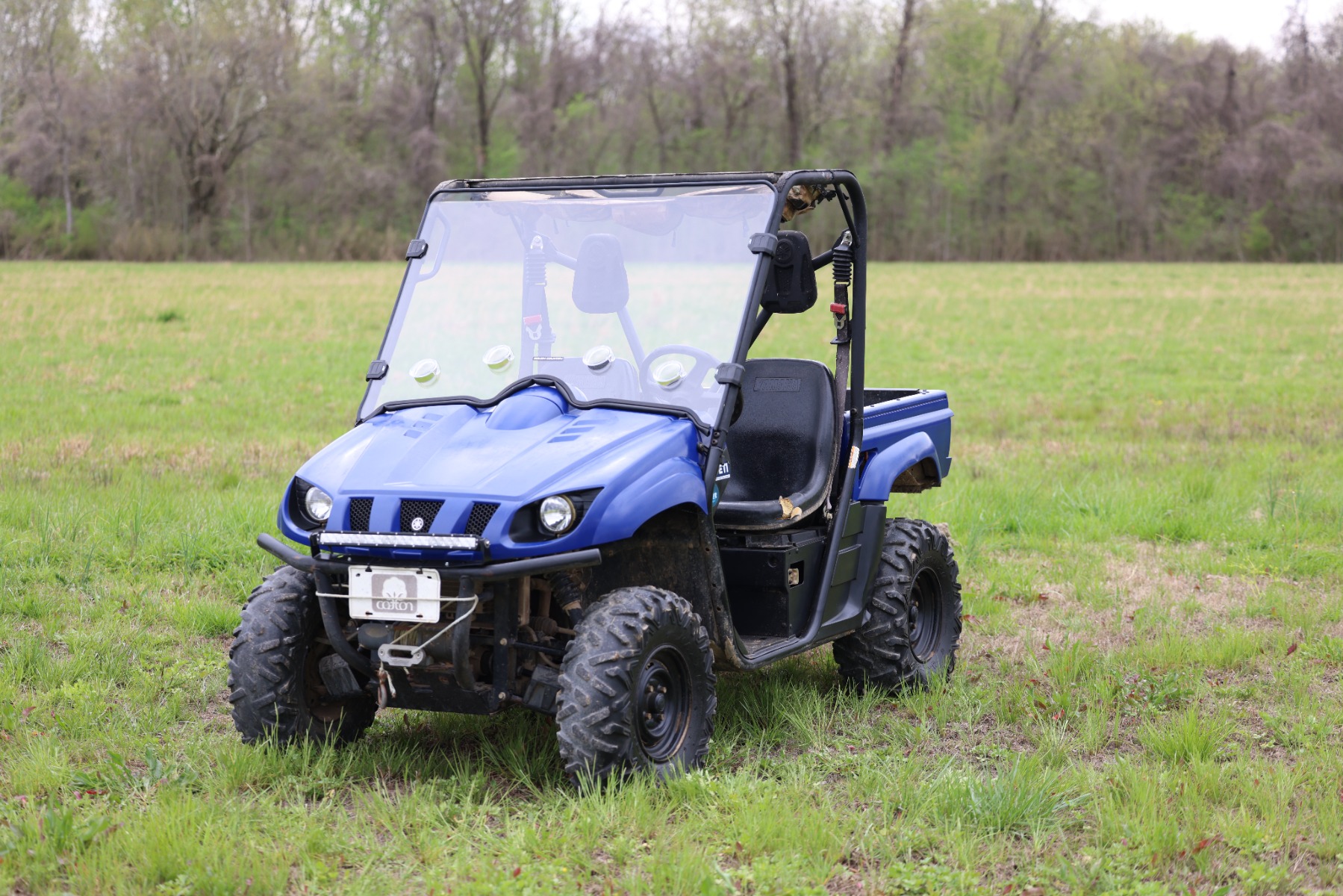 Rough Country Vented Full Windshield Scratch Resistant Yamaha Rhino 450/Rhino 700