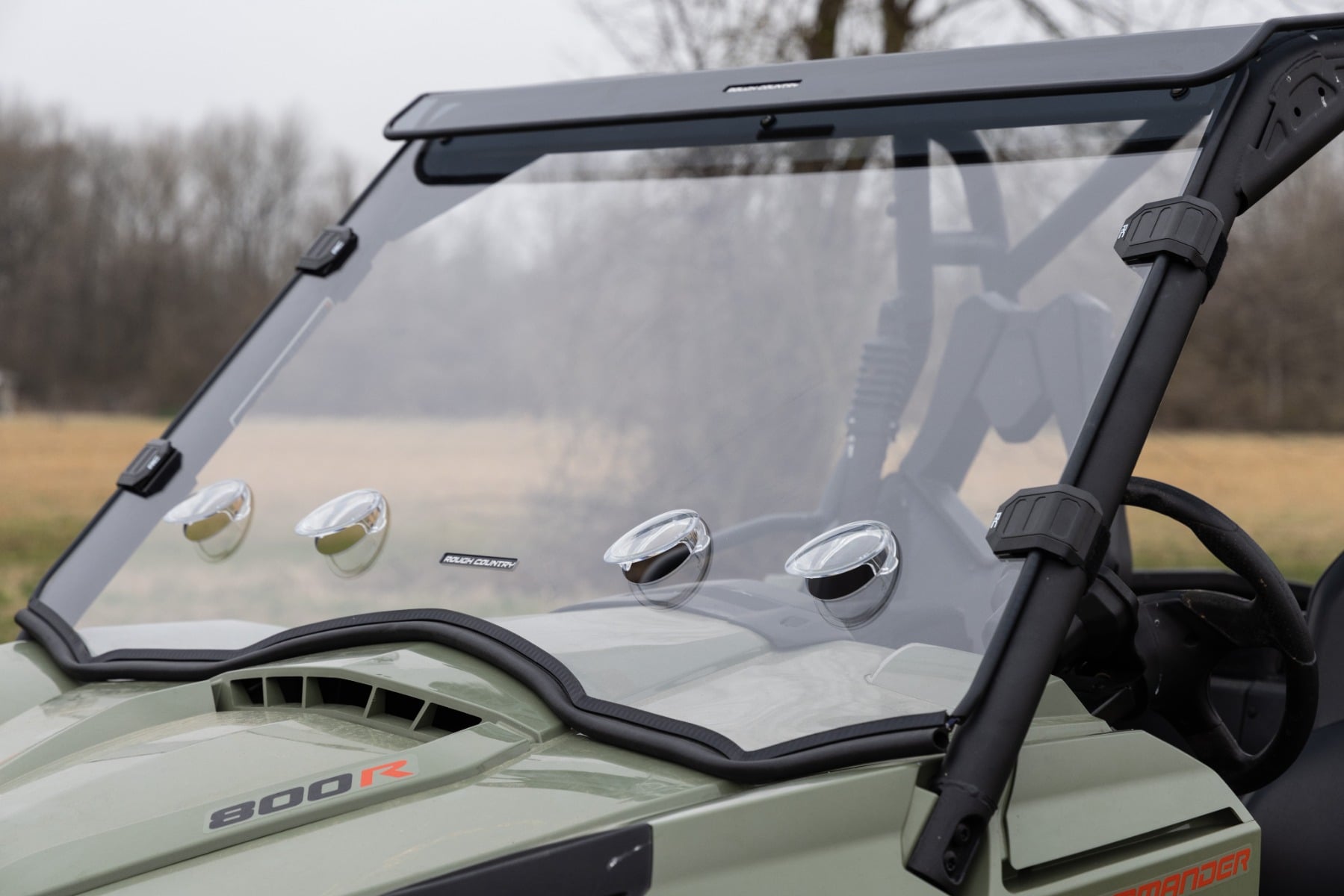 Rough Country Vented Full Windshield Scratch Resistant Can-Am Commander Max 1000