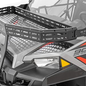 Rough Country Front Cargo Rack 6β³ Black Slimline Polaris Ranger XP 900/Ranger XP 1000