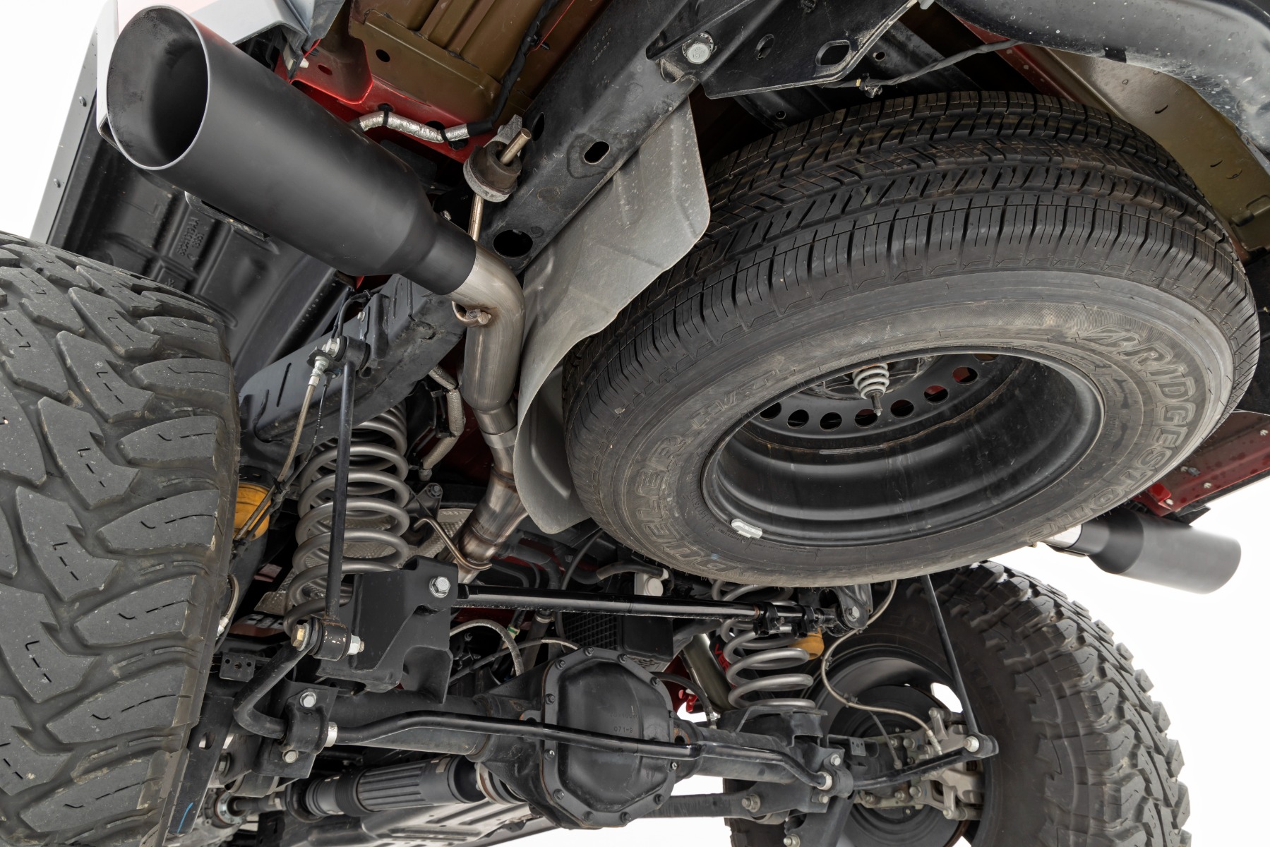 Rough Country Performance Cat-Back Exhaust Stainless 3.6L Jeep Gladiator JT (20-26)
