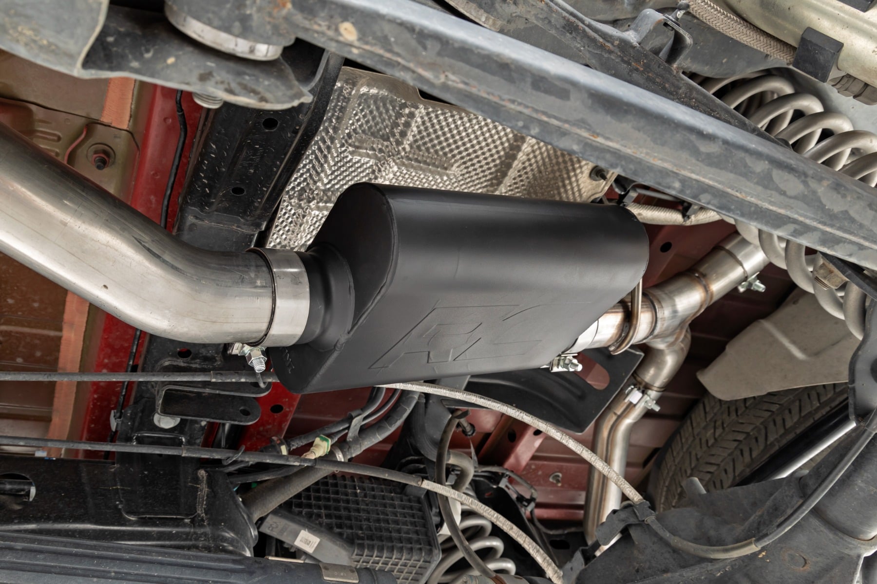 Rough Country Performance Cat-Back Exhaust Stainless 3.6L Jeep Gladiator JT (20-26)