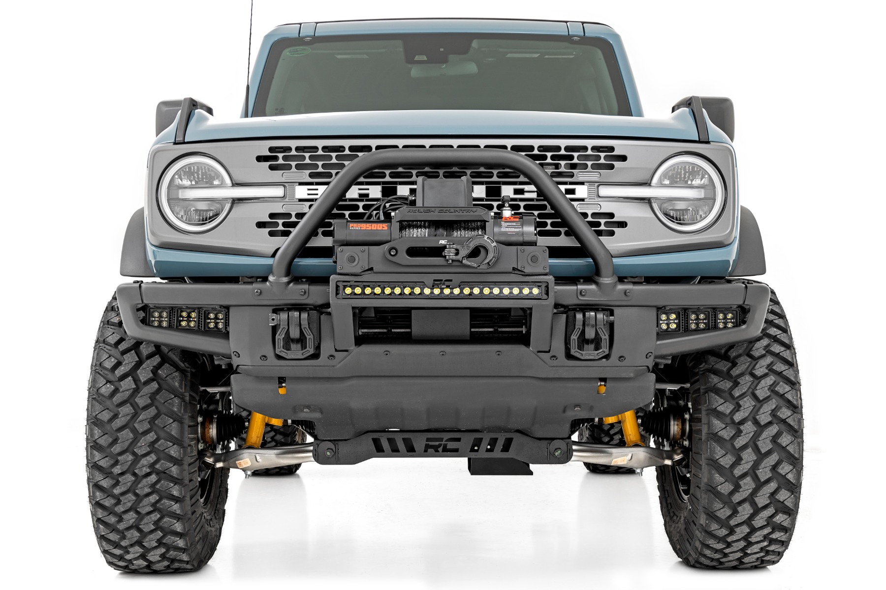Rough Country High Winch Mount All Models 12000S Ford Bronco 4WD (2021-2026)