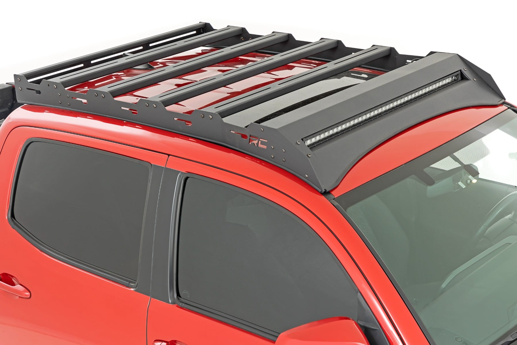 Rough Country Roof Rack Front LED Lights Toyota Tacoma 2WD/4WD (2005-2023)