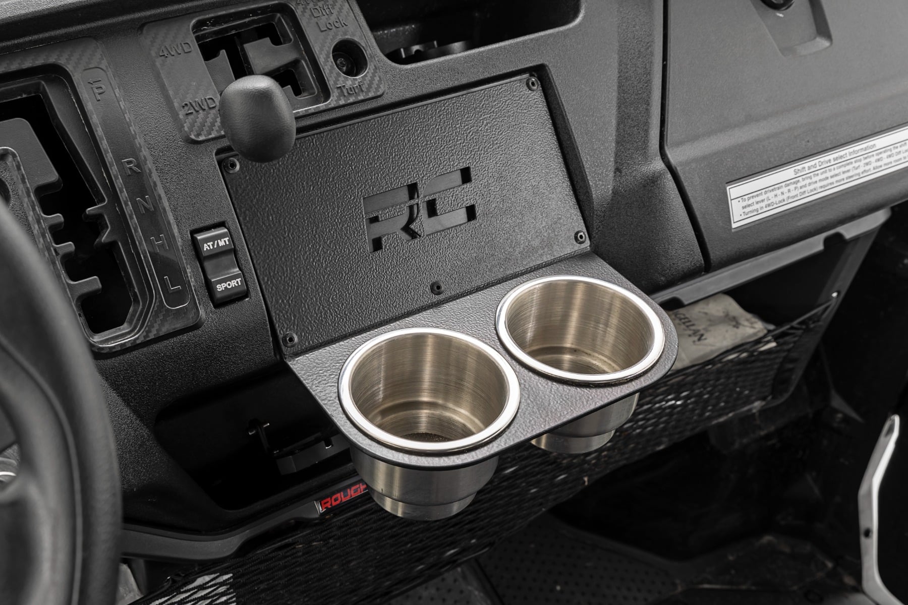 Rough Country Cup Holder MLC-8 Honda Pioneer 1000