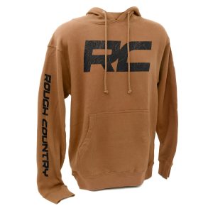 Rough Country Hoodie RC Topographical Sleeve Saddle 2XL