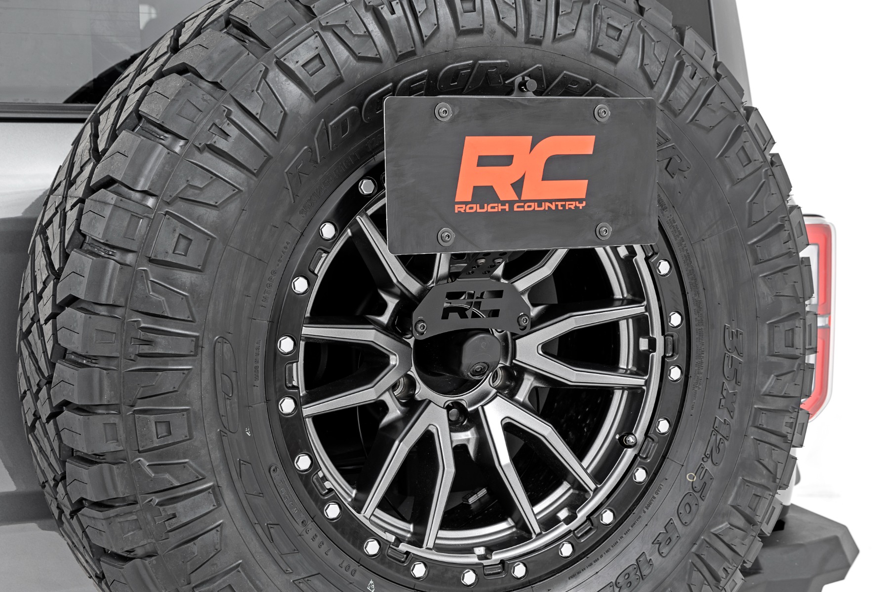 Rough Country Rear Bumper Black Series LED Flood Ford Bronco 4WD (2021-2026)