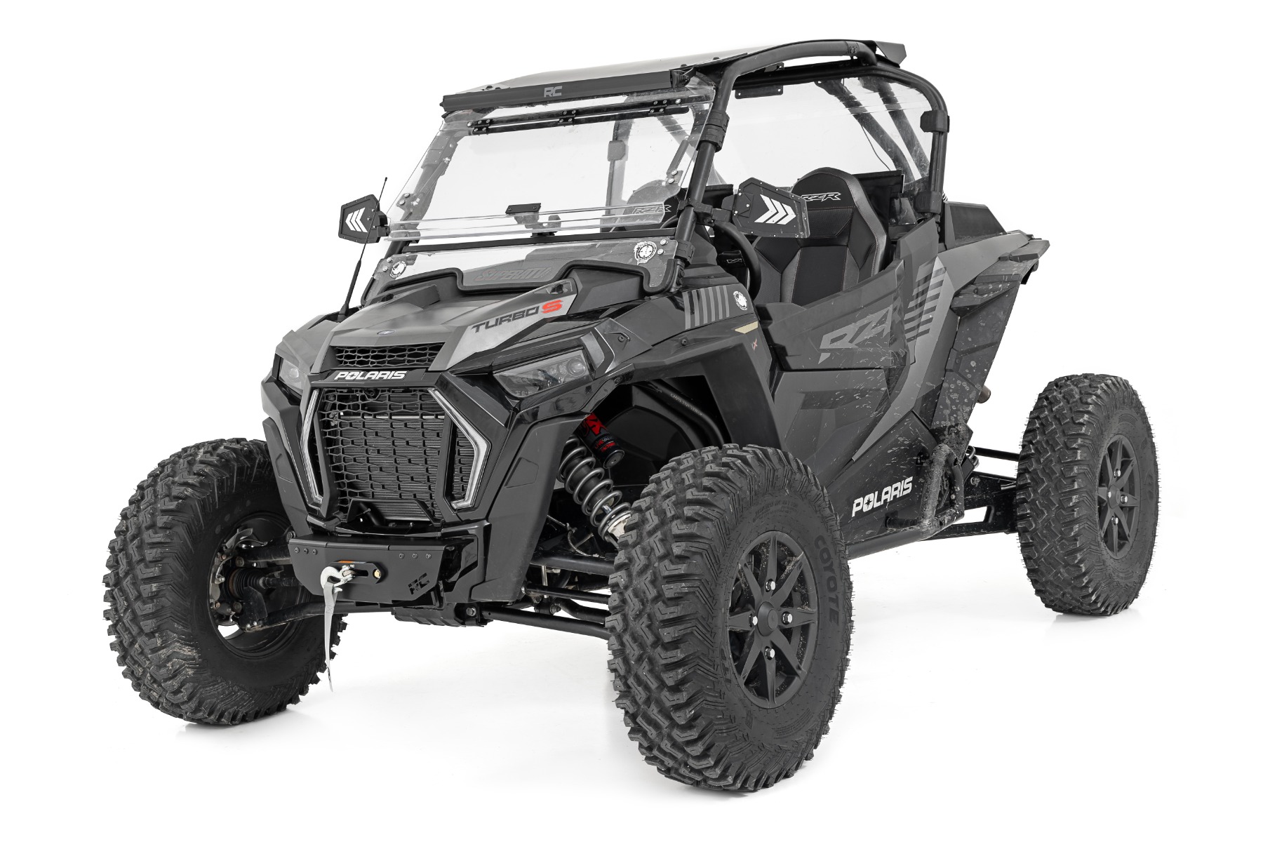 Rough Country Winch Mount Polaris RZR Turbo S4