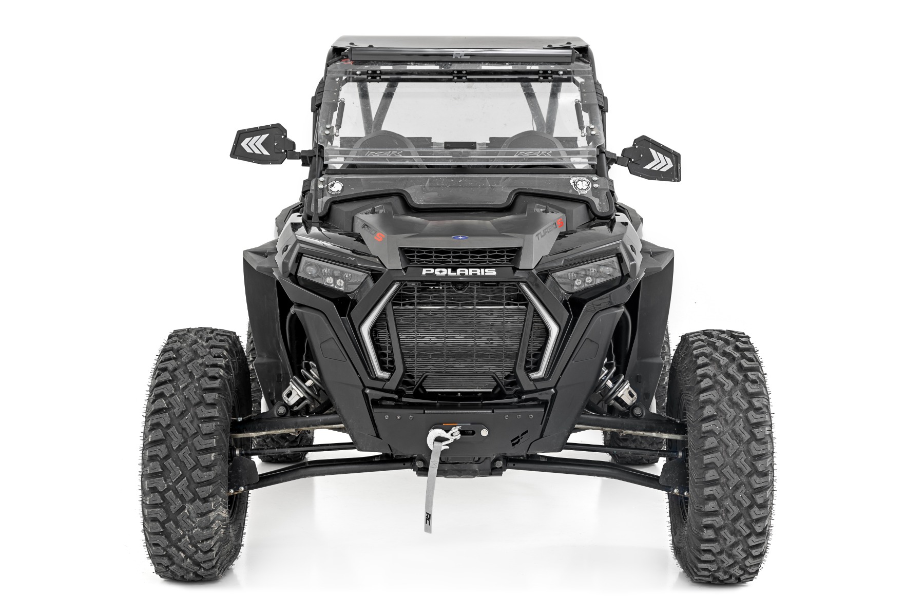 Rough Country Winch Mount RS4500S Polaris RZR Turbo S4