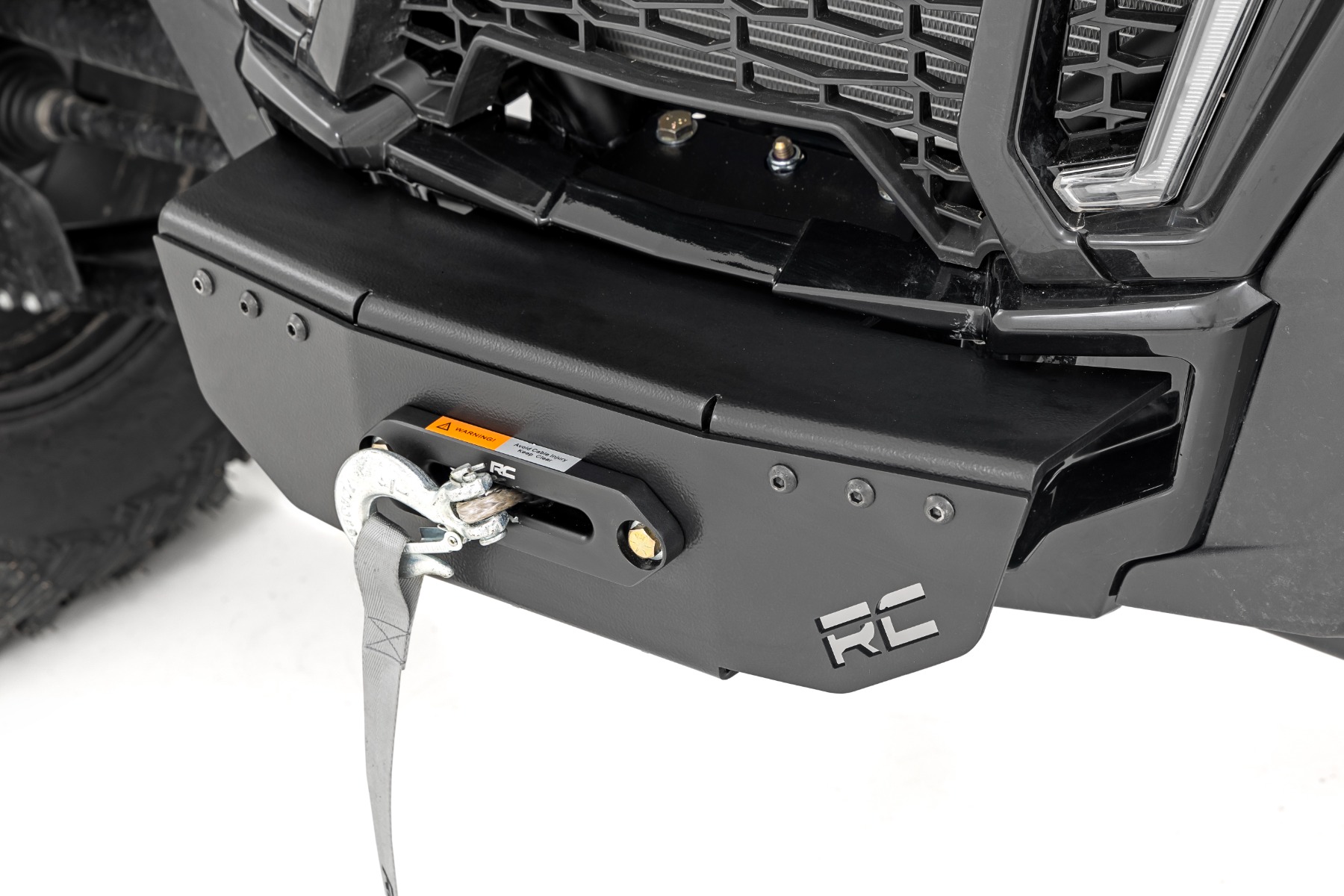 Rough Country Winch Mount Polaris RZR Turbo S4