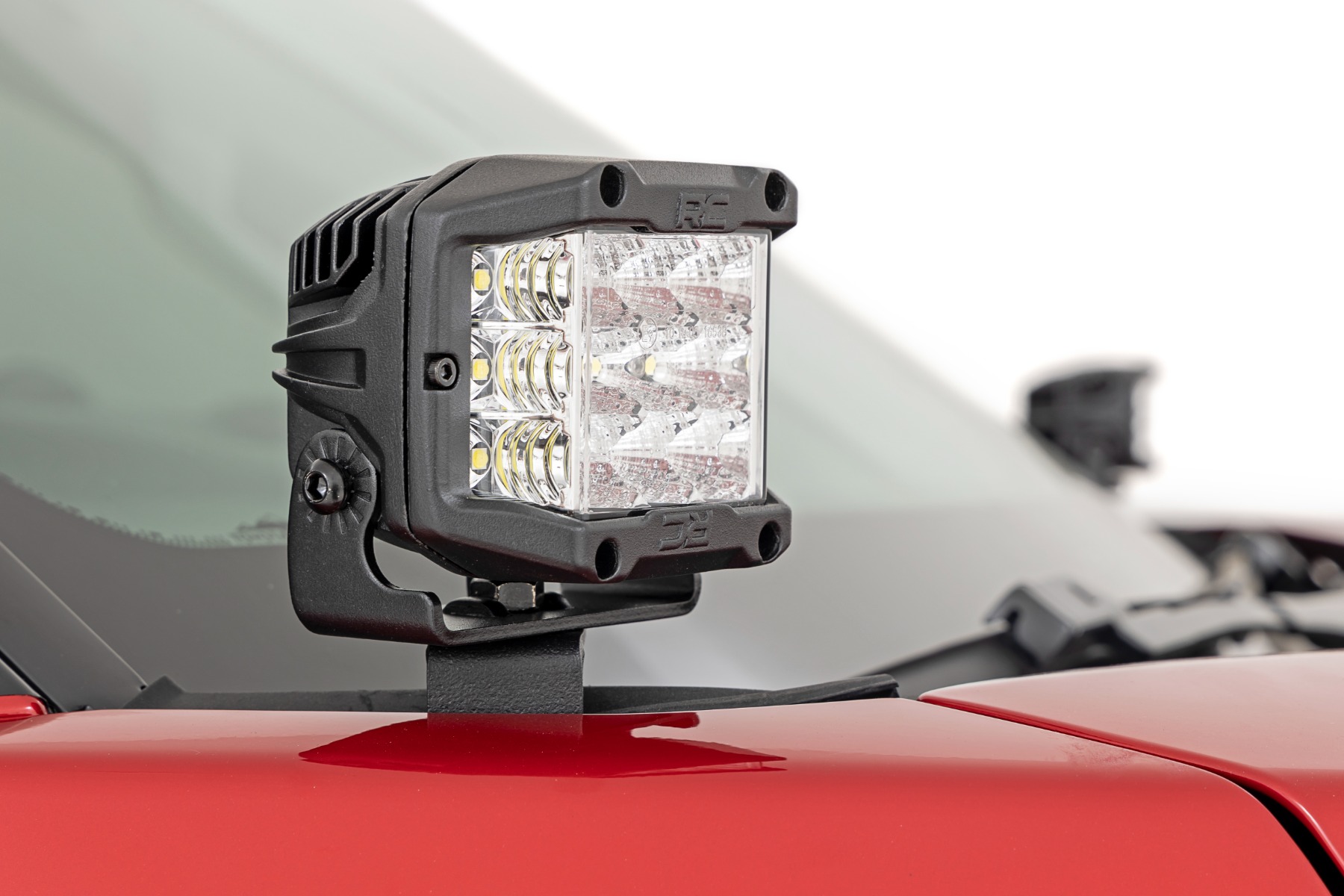 Rough Country LED Light Kit Ditch Mount 2β³ Spectrum Pair Spot Toyota Tundra (22-26)