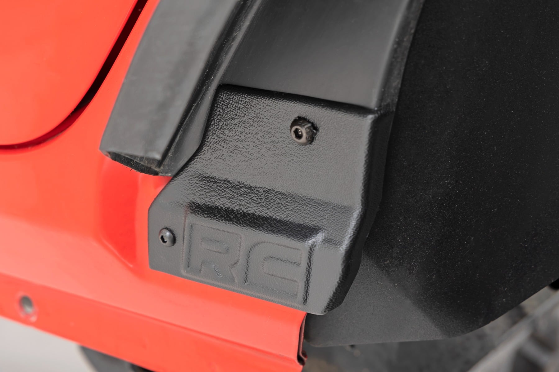 Rough Country High Clearance LED Flat Fender Flare Kit UV Treated Jeep Wrangler JL (2018-2026)