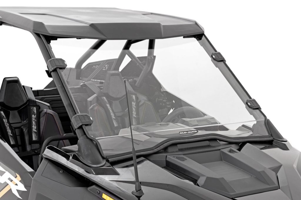 Rough Country Full Windshield Scratch Resistant Polaris RZR Turbo R
