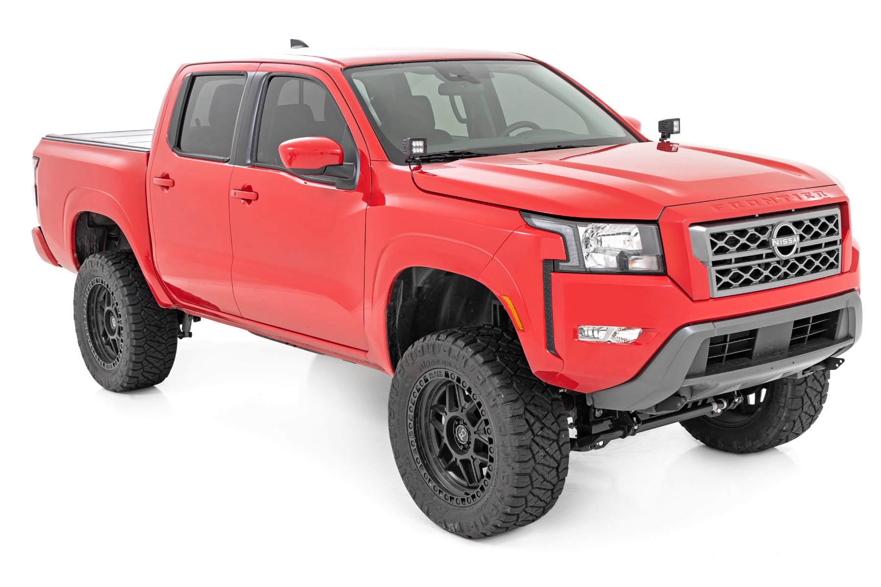 Rough Country LED Light Kit Ditch Mount 2β³ Spectrum Pair Spot Nissan Frontier (22-26)