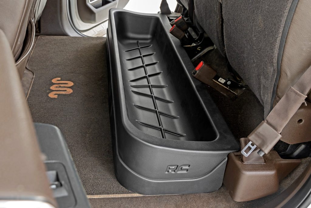 Rough Country Under Seat Storage Crew Cab Ford F-150/F-250/F-350/Raptor (2015-2026)