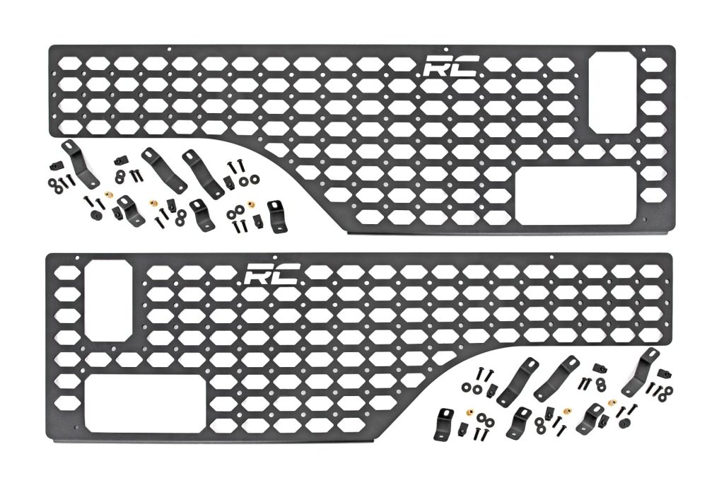 Rough Country Molle Bed Panel Kit DR & PS Combo Jeep Gladiator JT 4WD (2020-2026)