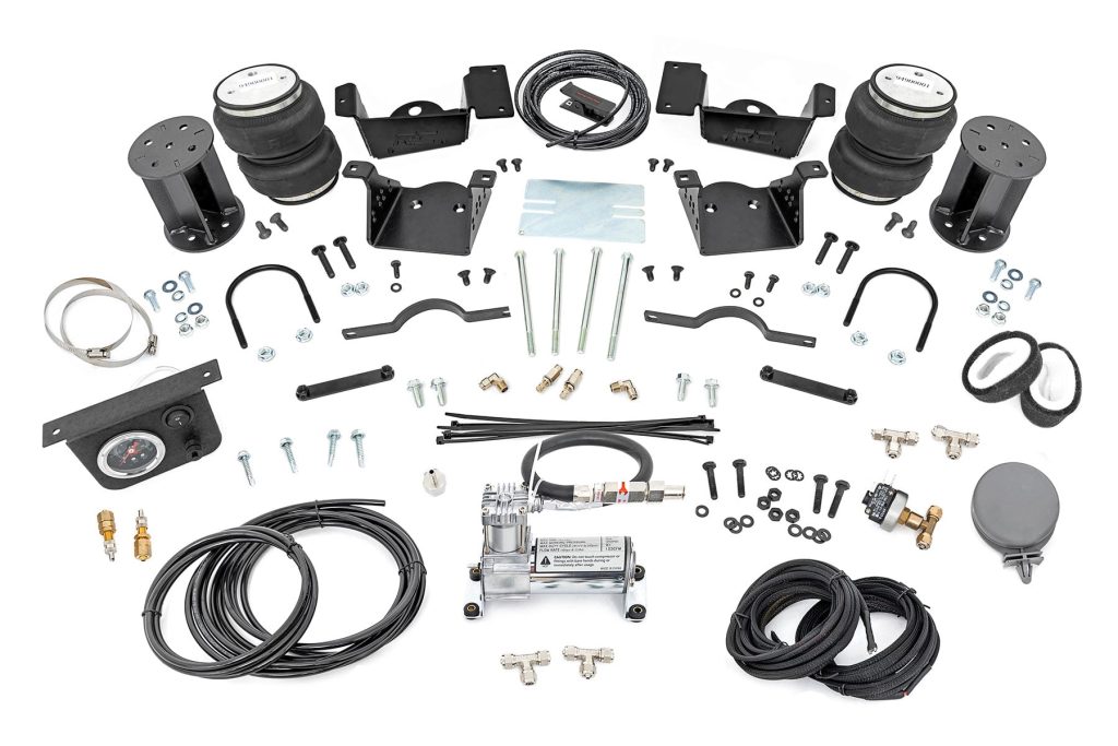 Rough Country Air Spring Kit w/compressor 7 Inch Lift Kit Chevy/GMC 2500HD/3500HD (20-26)