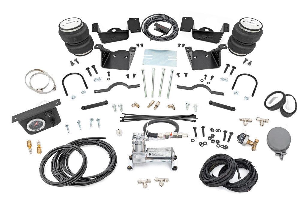 Rough Country Air Spring Kit w/compressor Chevy/GMC 2500HD/3500HD (20-26)