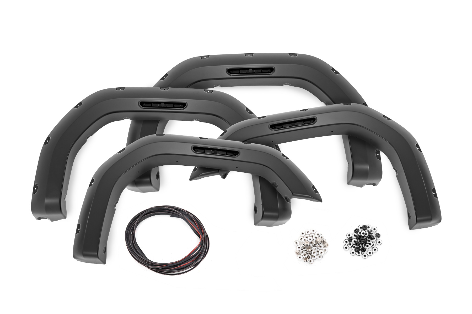 Rough Country Pocket Fender Flares GJV Riptide Blue GMC Sierra 2500 HD/Sierra 3500 HD (20-26)