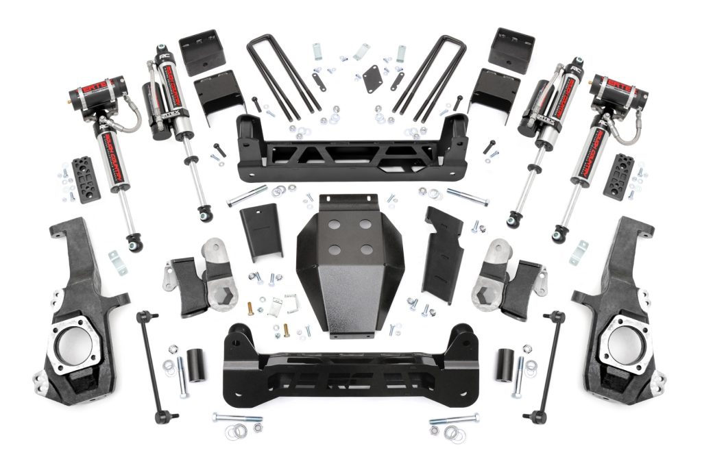Rough Country 5 Inch Lift Kit NTD Vertex Shocks Chevy/GMC 2500HD/3500HD (20-26)