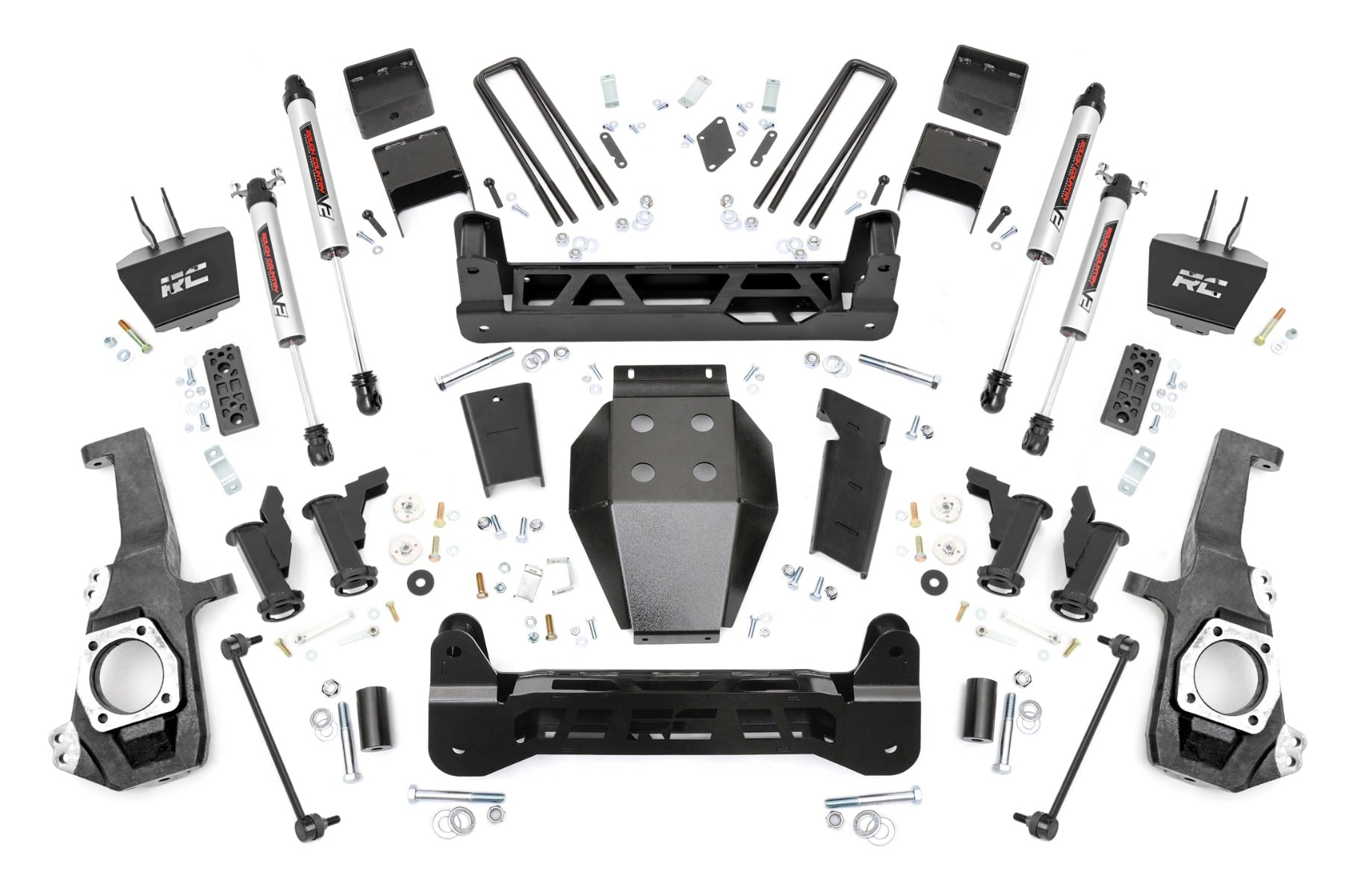 Rough Country 5 Inch Lift Kit Torsion Drop V2 Chevy/GMC 2500HD/3500HD (20-26)