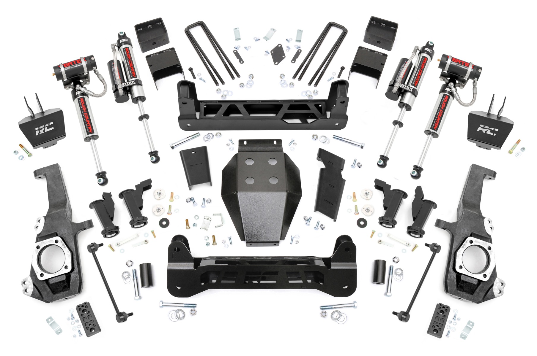 Rough Country 5 Inch Lift Kit Torsion Drop Vertex Chevy/GMC 2500HD/3500HD (20-26)