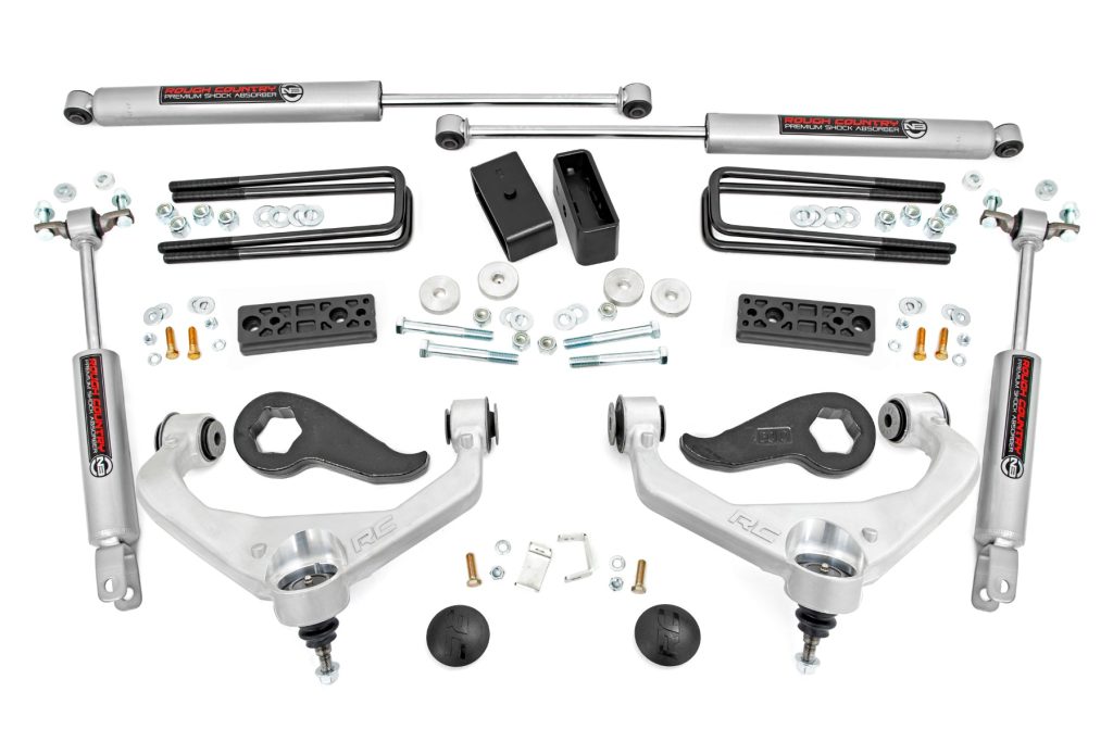 Rough Country 3 Inch Lift Kit Chevy/GMC 2500HD/3500HD 2WD/4WD (20-26)