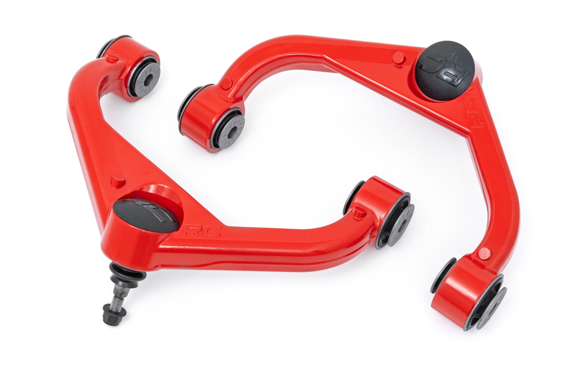 Rough Country Red Forged Upper Control Arms 3 Inch Lift Chevy/GMC 2500HD/3500HD (20-26)
