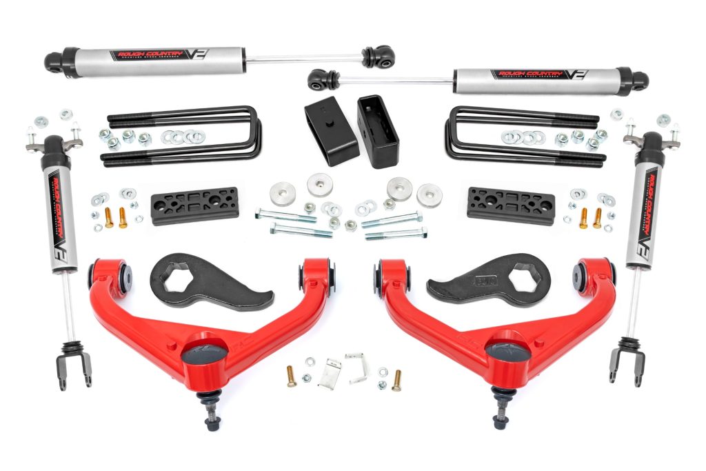 Rough Country 3 Inch Lift Kit UCAs V2 Chevy/GMC Sierra 3500 HD/Silverado 3500 HD (20-26)