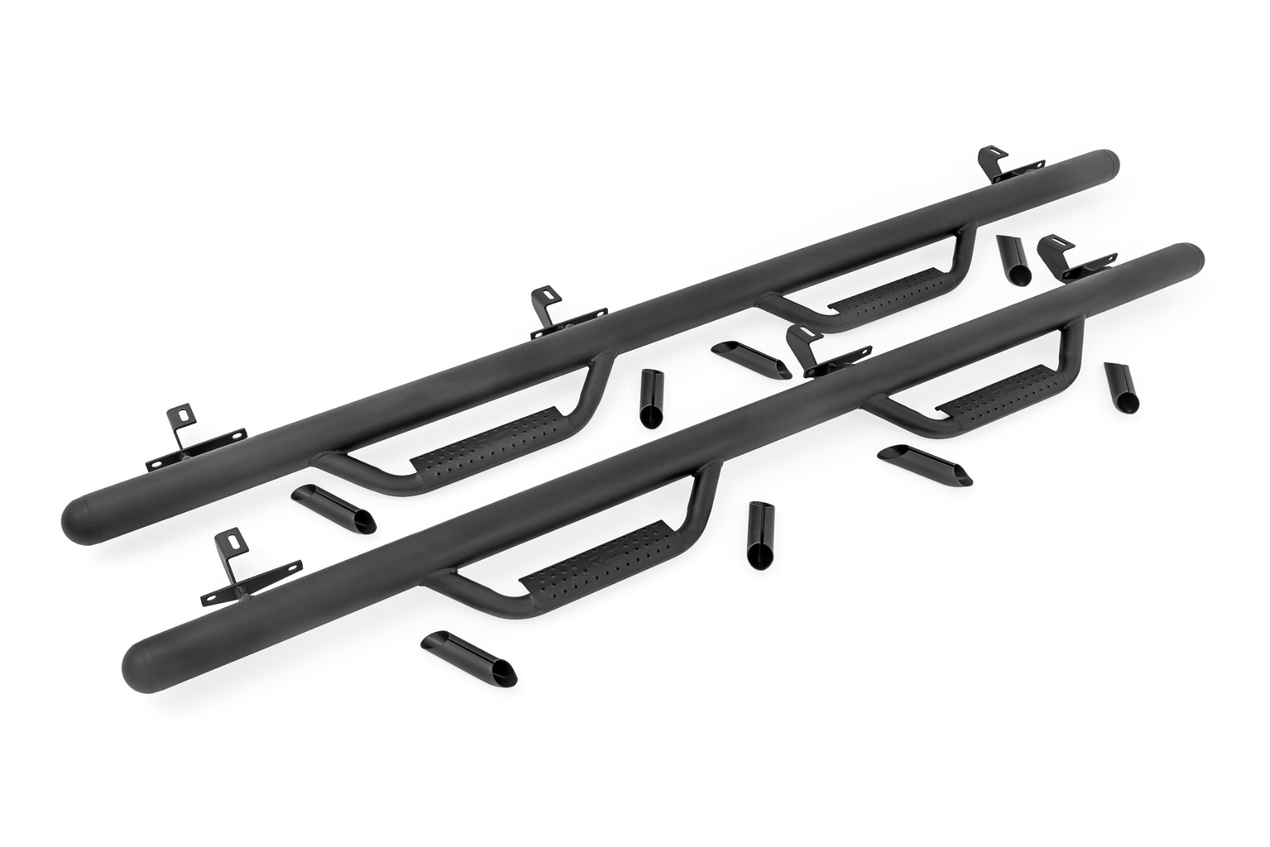 Rough Country Nerf Steps Cab Length Crew Cab Jeep Gladiator JT 4WD (2020-2026)