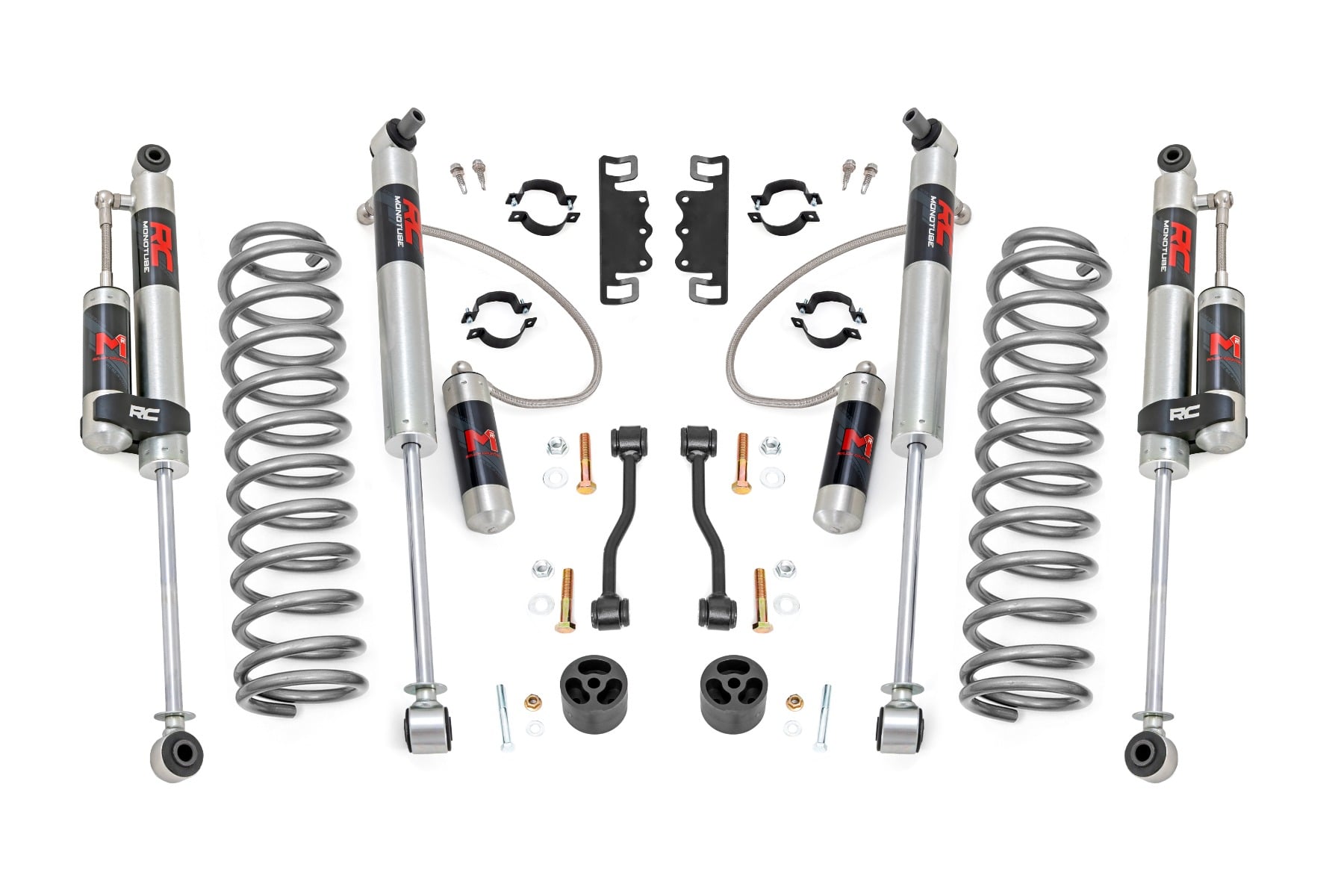 Rough Country 2.5 Inch Leveling Kits Springs M1R Jeep Gladiator JT 4WD (2024-2026)