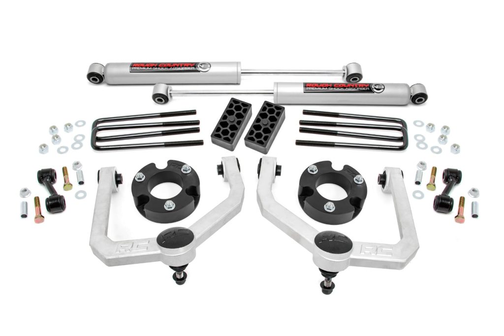 Rough Country 3 Inch Lift Kit N3 Shocks Nissan Titan 2WD/4WD (2004-2024)