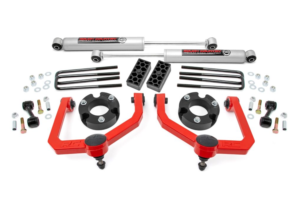 Rough Country 3 Inch Lift Kit N3 Shocks Nissan Titan 2WD/4WD (2004-2024)