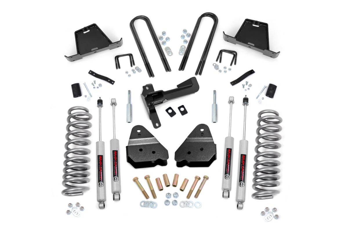 Rough Country 4.5 Inch Lift Kit Ford F-250/F-350 Super Duty 4WD (2005-2007)