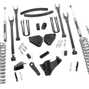 Rough Country 6 Inch Lift Kit Diesel 4 Link No OVLDS Ford F-250/F-350 Super Duty (05-07)