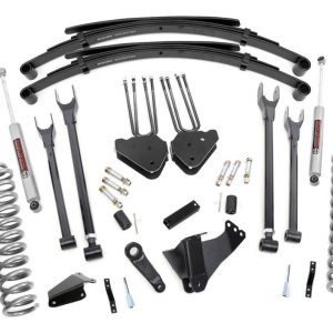 Rough Country 6 Inch Lift Kit Diesel 4 Link RR Spring Ford F-250/F-350 Super Duty (05-07)