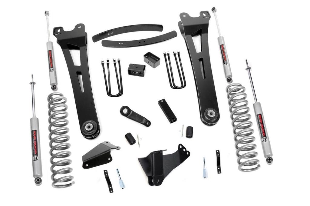 Rough Country 6 Inch Lift Kit Diesel Radius Arm Ford F-250/F-350 Super Duty (05-07)