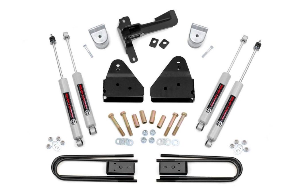 Rough Country 3 Inch Lift Kit Spacer Ford F-250 Super Duty 4WD (2011-2016)