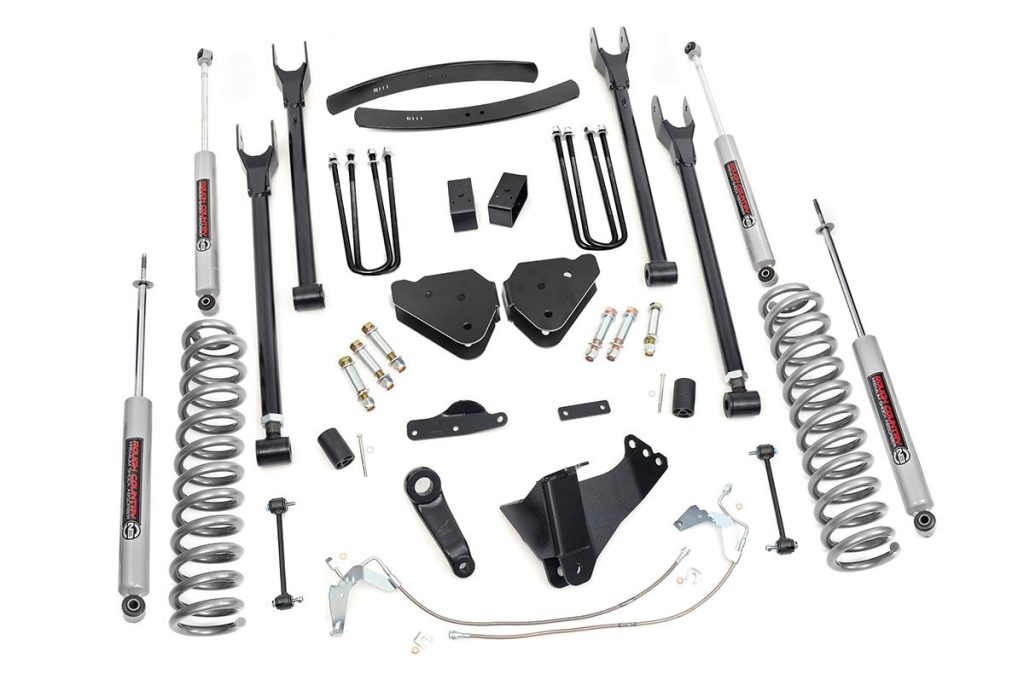 Rough Country 6 Inch Lift Kit Diesel 4 Link Ford F-250/F-350 Super Duty 4WD (08-10)