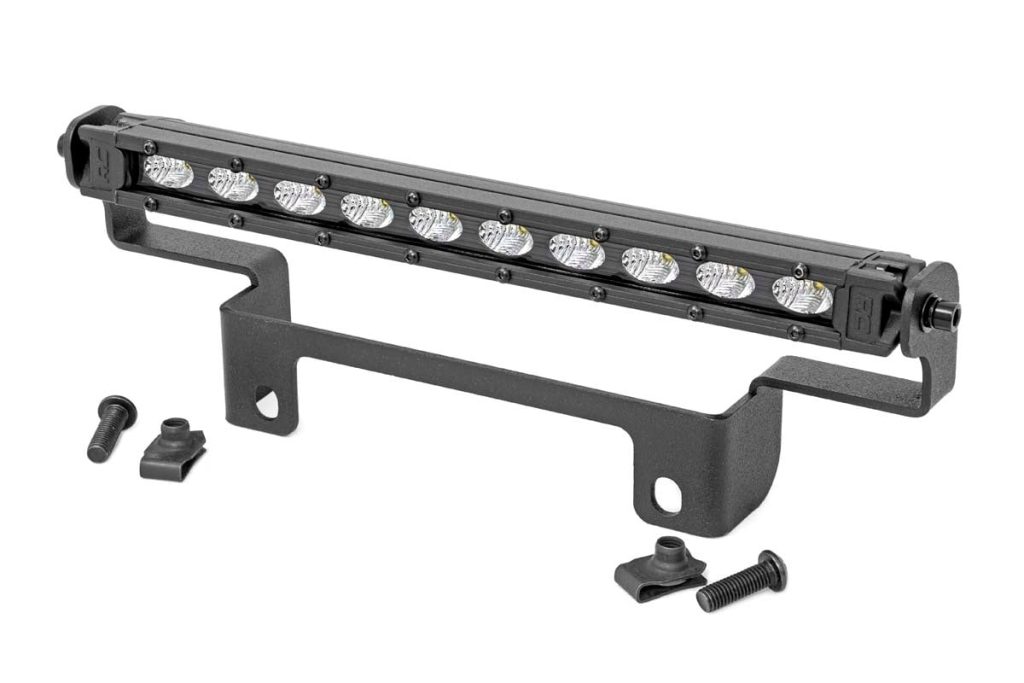 Rough Country LED Light Kit Bumper Mount 10β³ Black Slimline Honda Pioneer 1000