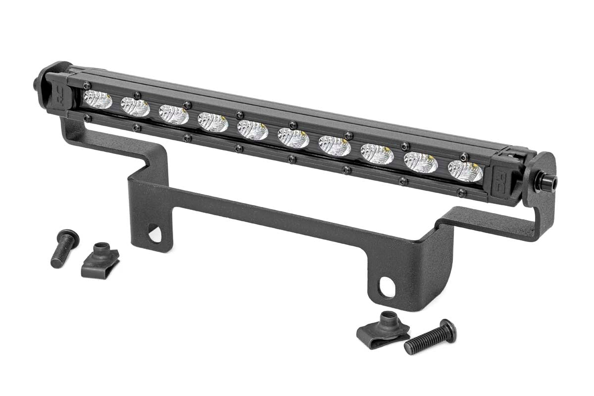 Rough Country LED Light Kit Bumper Mount 10β³ Black Slimline Honda Pioneer 1000