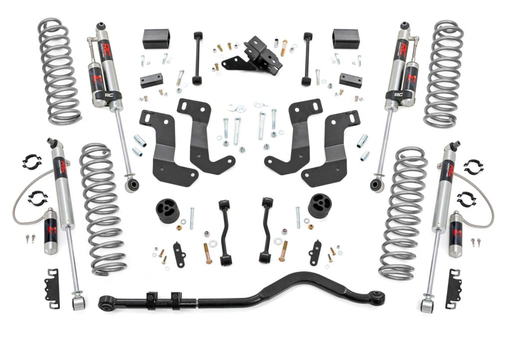 Rough Country 3.5 Inch Lift Kit C/A Drop Stage 1 M1R Jeep Wrangler Unlimited (18-23)